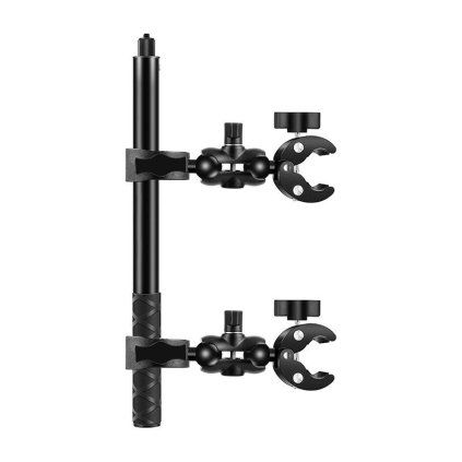 Motorcycle/bicycle mount PULUZ with two clamps and selfie stick 150 cm  Puluz