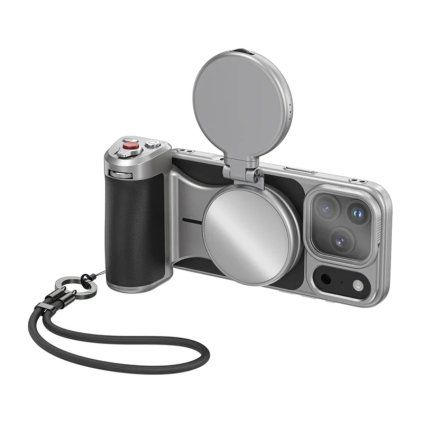 Držák Master Grip pro iPhone 17 Pro – sada vše v jednom: světlo + filtr  Telesin