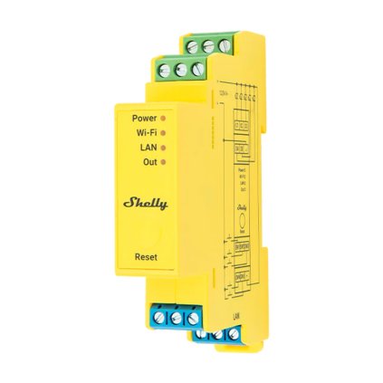Shelly RGBWW Pro WiFi 5kanálový ovladač osvětlení na DIN lištu  Shelly