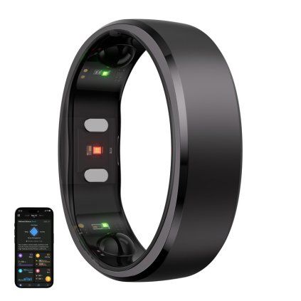 Smartring RingConn Gen 2 (velikost 8, černý)  RingConn