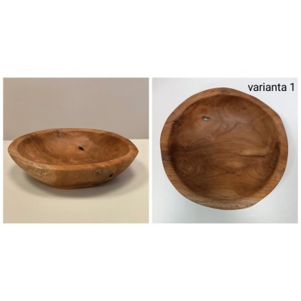 TEAK Talíř průměr 20 cm  Teak