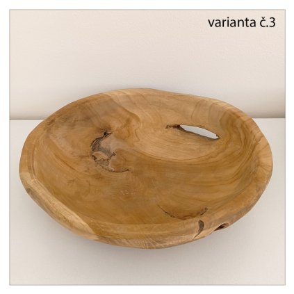 TEAK Talíř průměr 35 cm  Teak