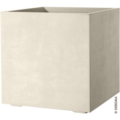 Deroma květináč Cubo Millennium 39 cm bílá  Deroma