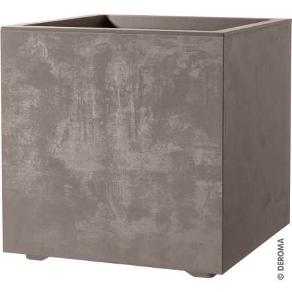 Deroma květináč CUBO Millennium 49cm Sandstone - kolečka  Deroma