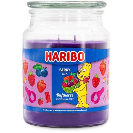HARIBO Vonná svíčka Berry Mix 510 g  Haribo