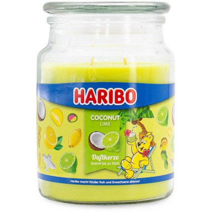 HARIBO Vonná svíčka Coconut Lime 510 g  Haribo