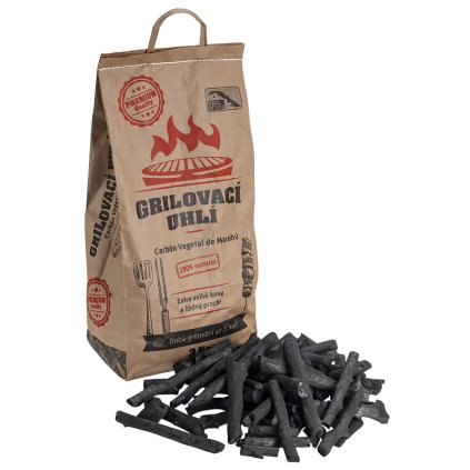 Grilovací uhlí Carbón Vegetal de Marabú 3kg  Carbón Vegetal de Marabú