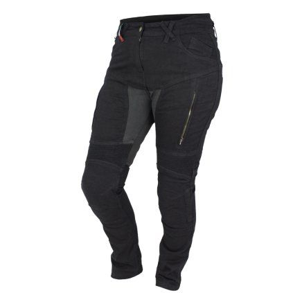 Džíny moto RICARDO kevlar dámské černé 34/32 - L  Cappa Racing