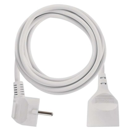 Prodlužovací kabel - spojka, 3m, bílý  EMOS