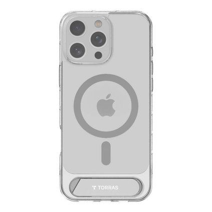 Průhledné pouzdro Torras Pstand Series Case for iPhone 16 Pr