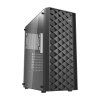 Počítačová skříň Darkflash DK351 + 4 ventilátory (černá)