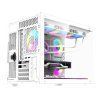 Počítačová skříň DarkFlash B275 PRO (bílá) + 6 ventilátorů  DarkFlash