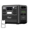 Nabíjecí stanice FOSSIBOT F2400 2400 W (černá)  FOSSIBOT
