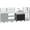Modul skříňka pod gril TORINO 2 pro venkovní kuchyň 80x47x69cm  Cattara