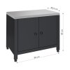 Modul skříňka pod gril TORINO 2 pro venkovní kuchyň 80x47x69cm  Cattara