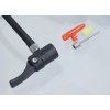 Hustilka nožní s manometrem dvoupístová TÜV/GS 2x120mm  Compass