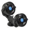 Ventilátor MITCHELL DUO 2x108mm 12V na přísavku  Compass