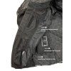 Bunda moto pánská SEPANG kůže/textil černá M (Velikost M)