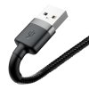Baseus Cafule USB Lightning kabel 1,5A 2m (šedo-černý)