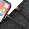 Baseus Cafule USB Lightning kabel 2,4A 0,5m (červeno-černý)