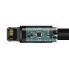 Baseus Tungsten Gold kabel USB to iP 2.4A 2m (černý)