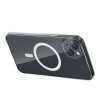 Pouzdro na telefon Baseus magnetický Crystal Clear pro iPhone 13 (průhledné) s ochranným krytem displeje z tvrzeného skla a čisticí sadou