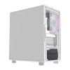 Počítačová skříň Darkflash DB330M + 3 ventilátory (bílá)