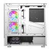 Počítačová skříň DarkFlash DS950V s displejem (bílá) + 6 ventilátorů